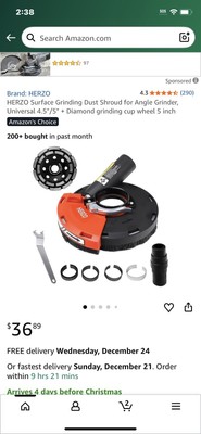 Herzo4 /5  Universal Surface, Grinding Dust Shroud