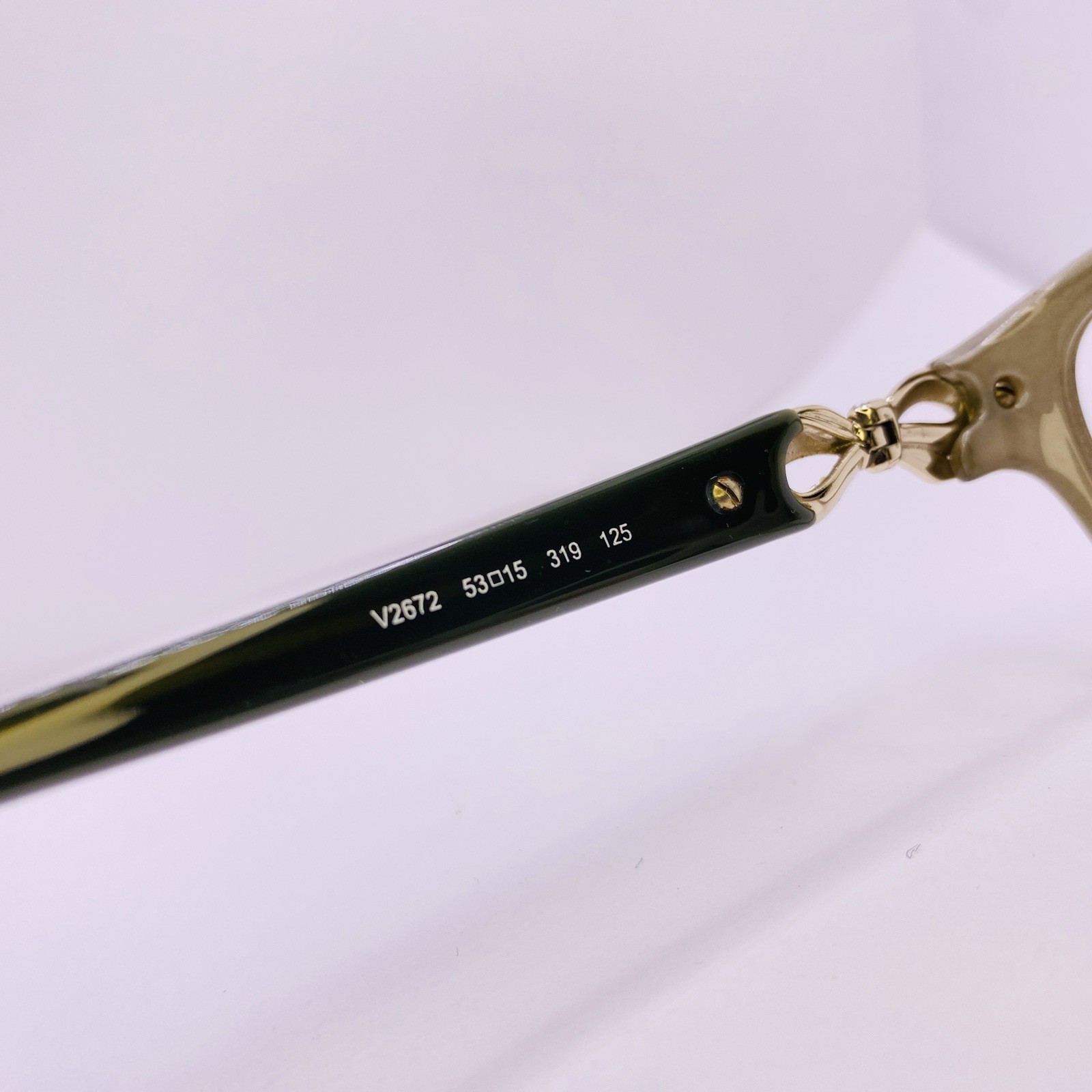 Valentino Sunglasses Eyeglasses V2672 319 53 [] 15 125 MM Ivory Silver Authentic thumbnail 4