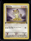 1999 Pokemon Jungle 1st Edition Meowth #56/64