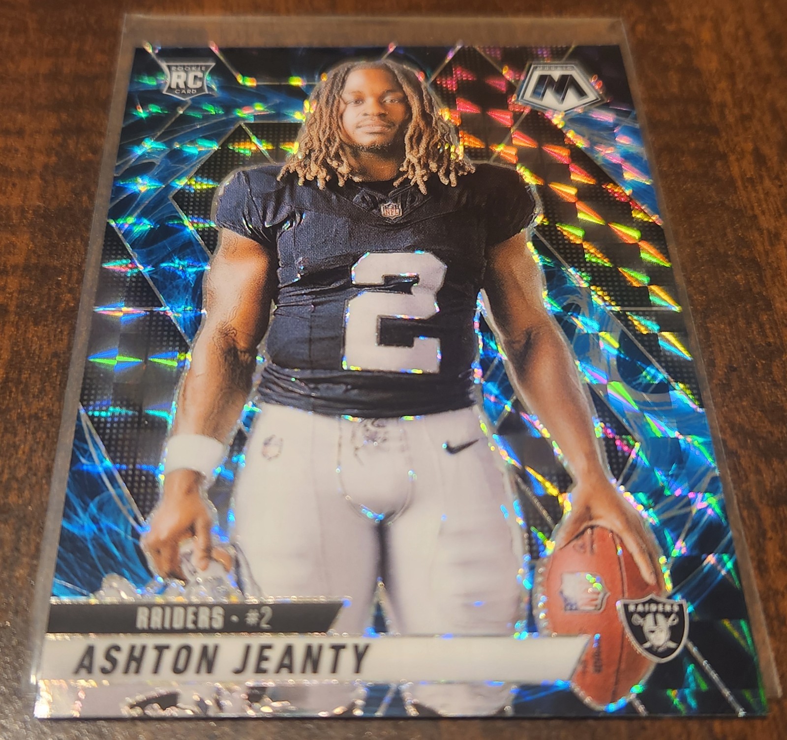 2025 Panini Mosaic Ashton Jeanty GENESIS! #287 Rookie Case Hit - SSP! Raiders