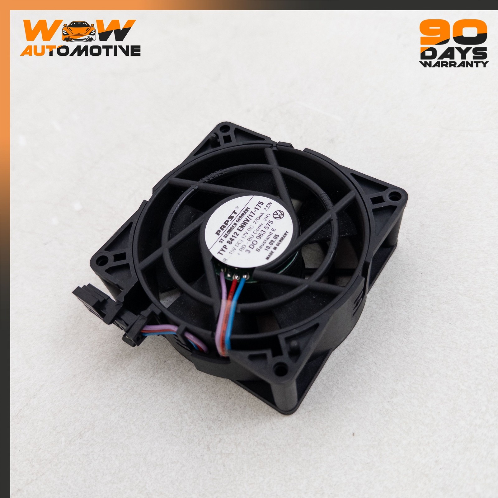 06-13 BENTLEY CONTINENTAL FLYING SPUR FRONT RIGHT LEFT SEAT BLOWER COOLER FAN OE