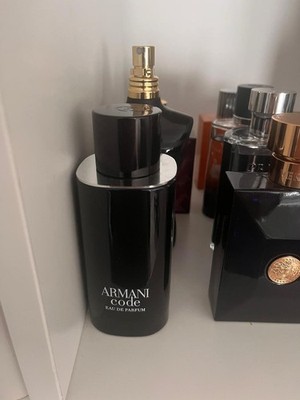 Giorgio Armani Code Eau de Parfum (125 ml)   Original & 5mal gesprüht