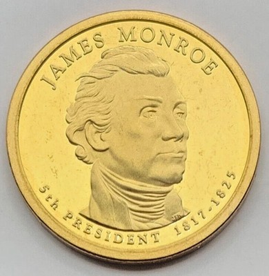 2008-D  James Monroe Presidential $1 Dollar Coin  US Mint Proof Like Fast Ship
