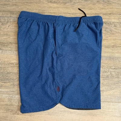 Rhone Mens Athletic Shorts Size Large Blue Vented Nylon Blend 6.5  Excellent B9