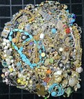 14.39Lbs Vintage To Now Unsearched  Craft Repair Tangled Junk Drawer Jewelry Lot