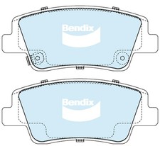 Bendix Rear Brake Pad Set for Genesis GV70 JK1 2.2L D4HF Diesel 2021/Onwards