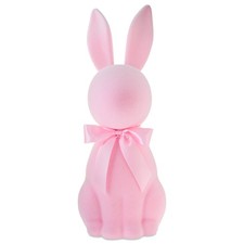 Flocked Bunny Tabletop Decoration, Pink, 27", Easter by