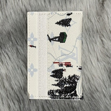 Louis Vuitton Damen Kartenmäppchen Weiß Ski...