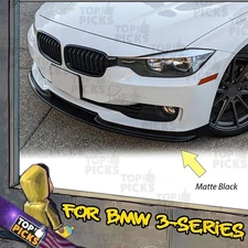Fits 12-15 BMW F30 Base 3-Series H Style Front Bumper Chin Lip Spoiler Body Kit 