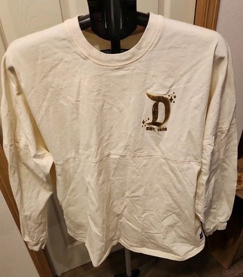 Disney Spirit Jersey Adult XL Gold Pixie Dust Castle Walt Disney World Glitter