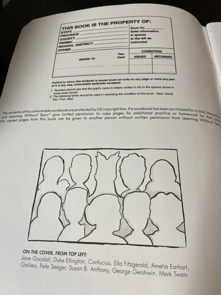 Handwriting Without Tears: Cursive Handwriting, 2018, LWT Press Unused - Image 3 of 4