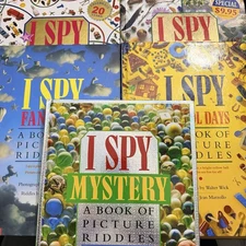 Lot of 5 I Spy Mystery School Days Fantasy Year Round Challenge Spectacular