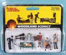 Woodland Scenics Accents O Scale Park Bums Fi...