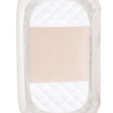 100 Mulberry Silk Bassinet Sleeve for Baby Bald Spots, Preminium 23 Momme Si...