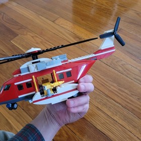 LEGO CITY: Fire Helicopter (7206) Near Complete READ