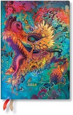 Humming Dragon (Android Jones Collection) Midi 12-month Dayplanner 2024