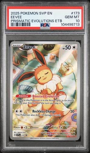 PSA 10 Eevee #173 2025 Pokemon Svp En-Sv Black Star Promo 104498713