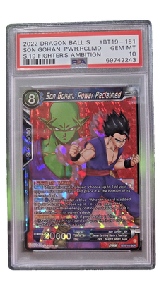 PSA 10 Gem Mint Son Gohan Power Reclaimed Bt19-151 SGR Dragon Ball