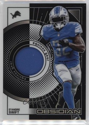 2022 Panini Obsidian Equinox Gear 71/100 D'Andre Swift #EG-DSW 1cx3