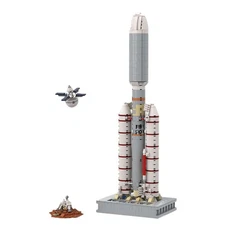 IIIE Centaur Launch Vehicle Rocket 909 Pieces 1:110 scale MOC Build Gift