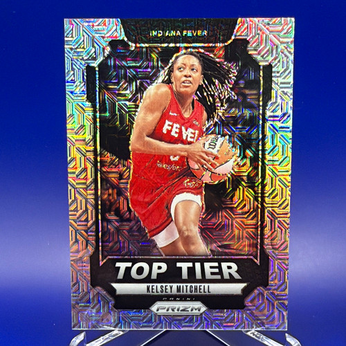 Panini 2024 Prizm WNBA Top Tier Kelsey Mitchell Indiana Fever -2 #01/25 Bookend