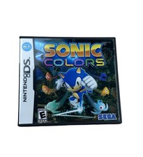 Sonic Colors (Nintendo DS, 2010) COMPLETE with Case & Manual Tested