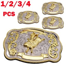 1-4x Rock Bull Ride Long Huge Rodeo Big Cowboy Texas Western Shine Belt Buckle