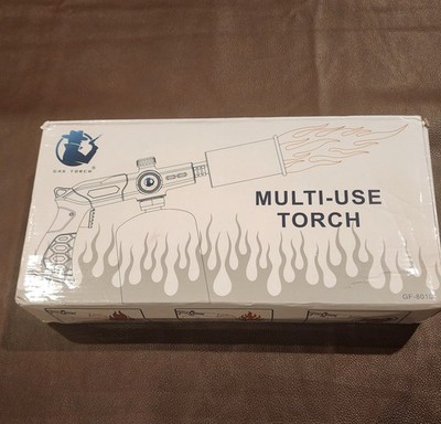 Multi Use Propane Torch Adjustable Flame BBQ Searing Camping Fire Starter