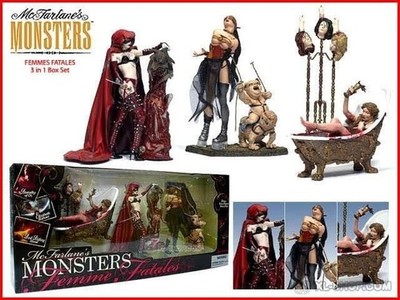 Todd McFarlane Monsters Femme Fatales Set 3 Dorothy of Oz Red
