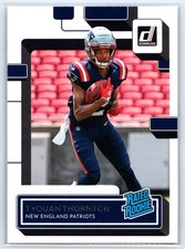 2022 Donruss #322 Tyquan Thornton RC - New England Patriots