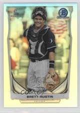 2014 Bowman Draft Chrome Refractor Brett Austin #CDP104 fm0