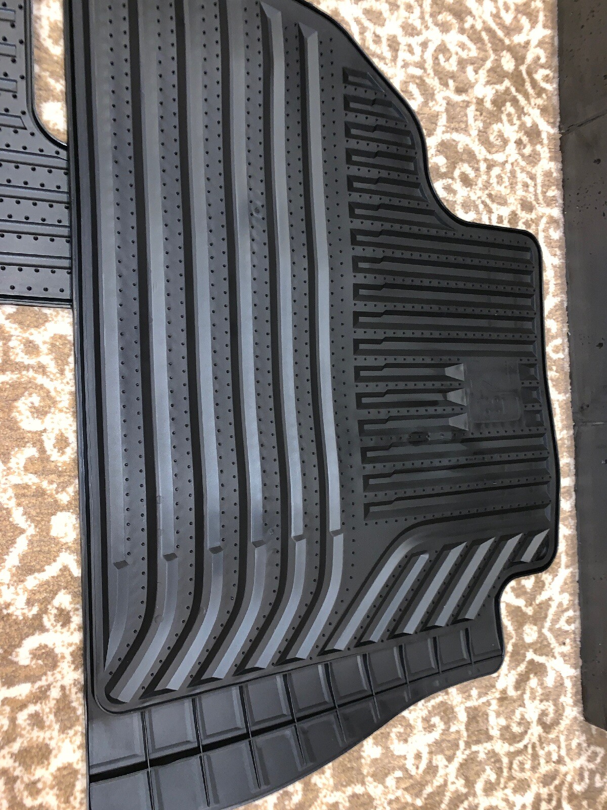 2019 Silverado Sierra 1500 Crew CAB Rubber All Weather Mats 