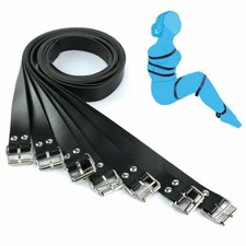 Slave Pu Leather Straps Bondage Full Body Harness Restraints Strait BDSM 7PC/Set