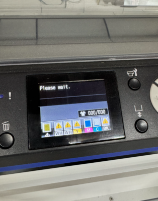 Epson F2000 Direct-to-Garment Printer - Multiple Platens, ink +