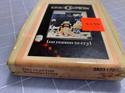 ERIC CLAPTON - NO REASON TO CRY RSO3803172 8-track UK Import