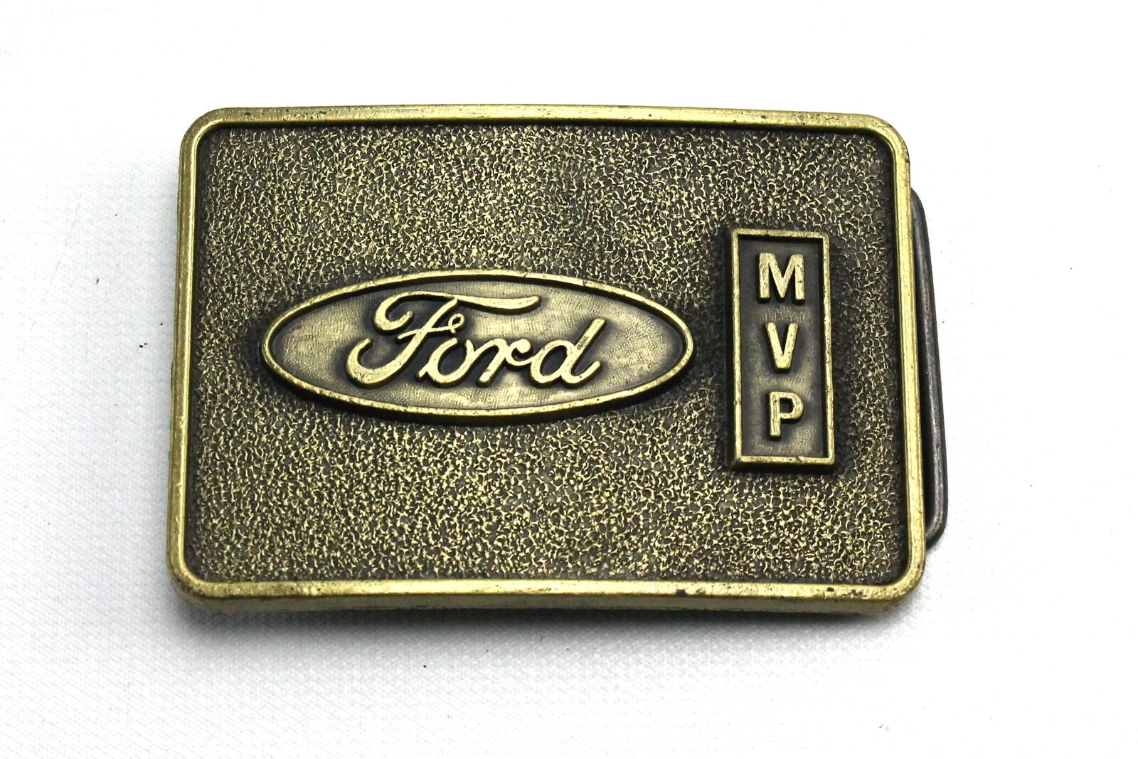 Vintage Ford Motor Company MVP Brass Belt Buckle | eBay