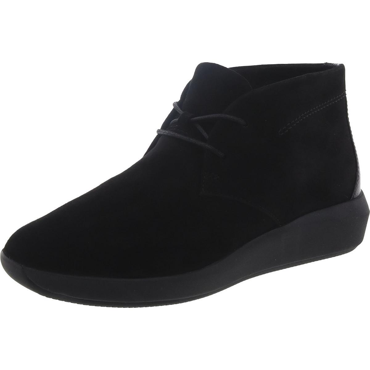 Unstructured by Clarks Женские ботильоны из коричневой замши на шнуровке BHFO 6749