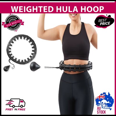 24 Knots Hula Hoop Fitness Weighted Exercise Hoop Weight Loss