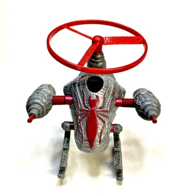 1997 Spider-Man Commando Armor Jetpack Suit with Flying Disc Pull String Rare