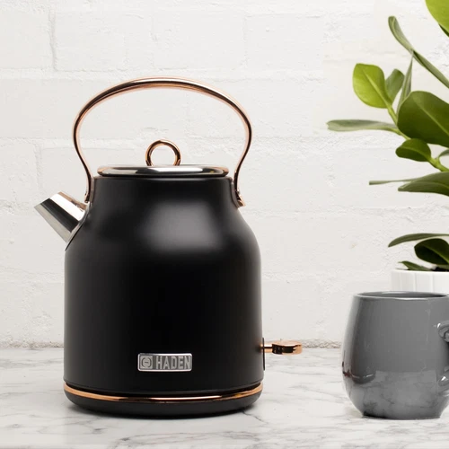 Haden Heritage 1.7L 360° Cordless Kettle, Fast Boil, Water Level Gauge, BPA Free