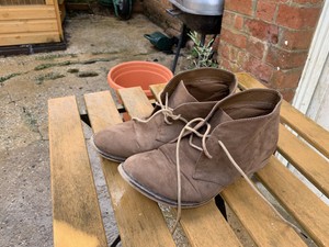 khaki desert boots