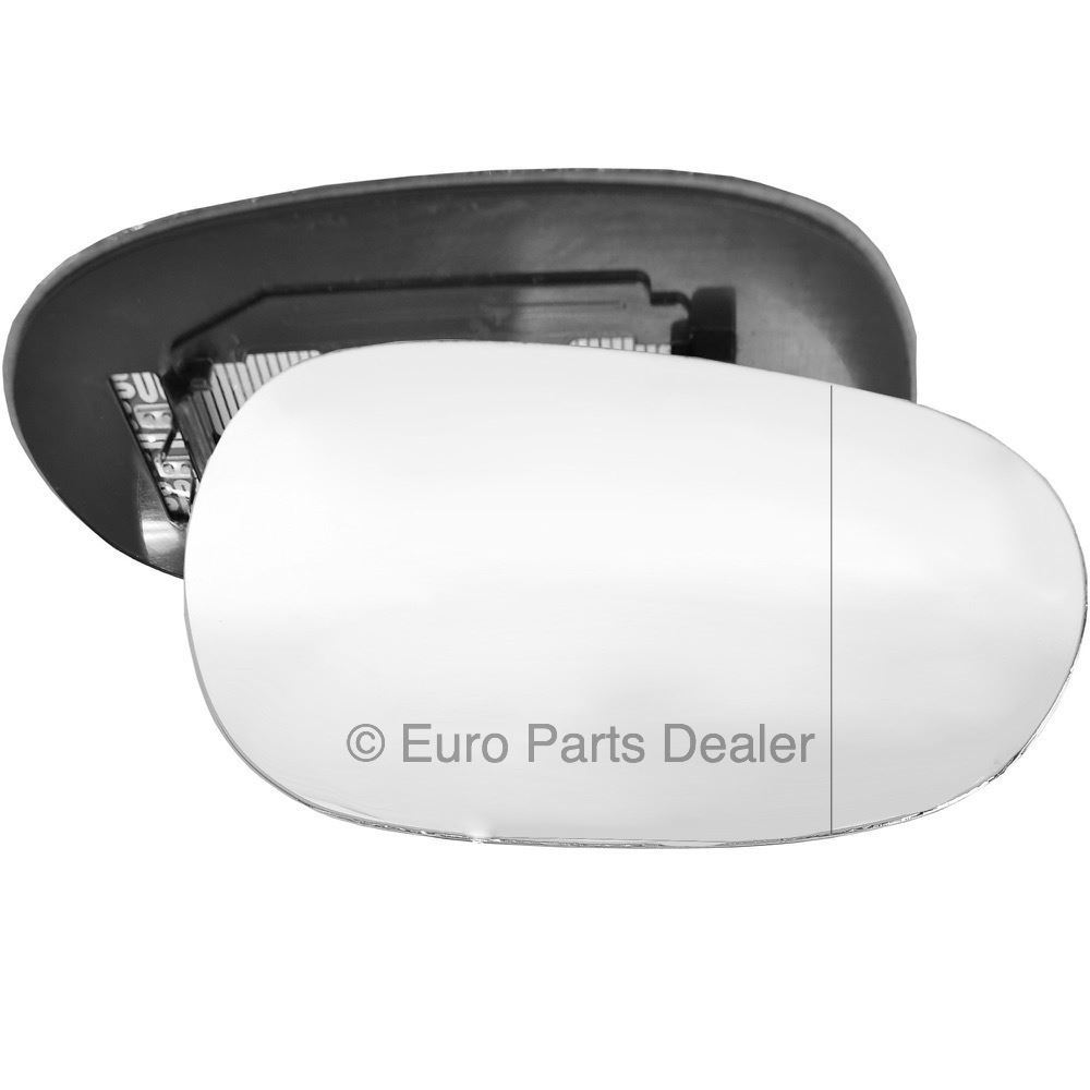 Driver side Clip Heated Wide Angle wing mirror glass for Jaguar X Type 01-08