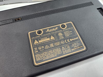 Marshall Stockwell Portable Bluetooth Speaker with Flip Cover