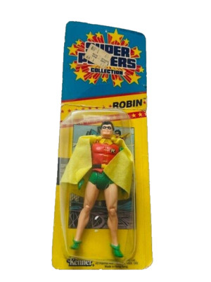 Robin Super Powers Action Figure RARE 1984 Kenner Batman MOC vtg DC comics BMC3