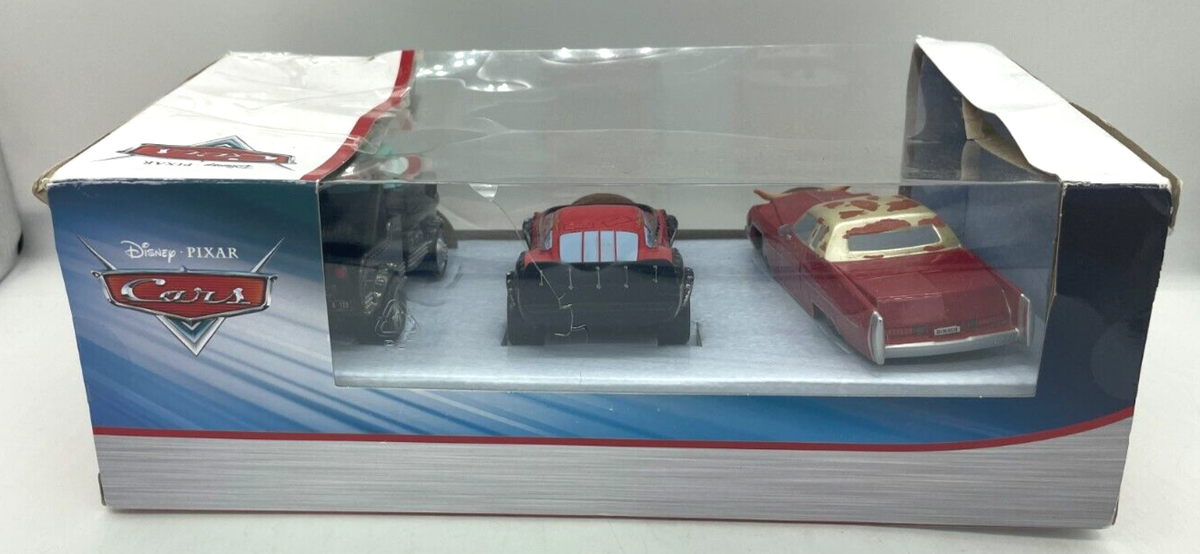 Disney Pixar Cars Heavy Metal Mater 3 Pack Die Cast Set McQueen