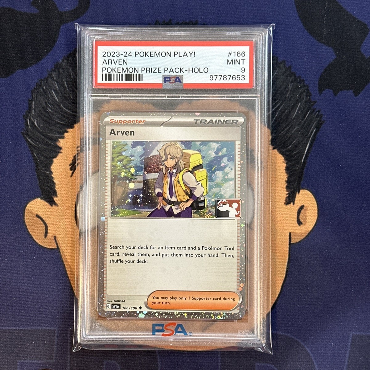 PSA 9 MINT 2023-2024 Pokemon Play! Prize Pack ARVEN #166 Holo | eBay