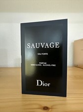 Dior Sauvage EAU FORTE Parfum Alcohol Free Carded Sample 0.03 fl.oz./1 ml Spray