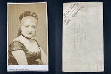 Gaston et Mathieu, Paris, Noémie Vernon, artiste lyrique Vintage cdv albumen pri