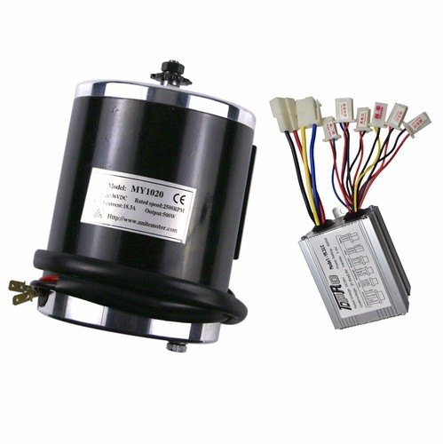 Moteur électrique à Balais 36V 500W MY1020 - Pour Quad, Go-kart, Scooter, Vélo électrique DIY - Neuf