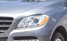 Mercedes-benz Ml-class Genuine Halogen Left Headlight Headlamp New 2012-2015